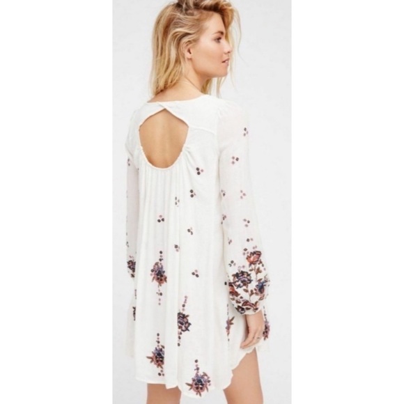 Free People Oxford Embroidered Boho Dress - Picture 3 of 8